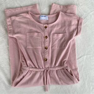 Old Navy Girls Blush Pink Button-Up Top